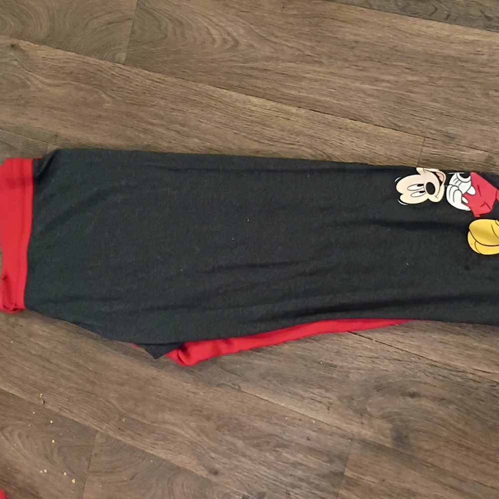Adults Disney Mickey Mouse Charcoal and Scarlet Joggers - Picture 6 of 9